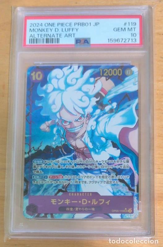 Trading Cards: PSA 10 Monkey.D.Luffy (OP05-119) Alternate Art The Best One Piece Japon&eacute;s