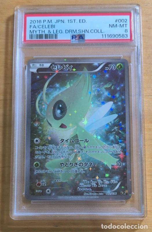 Trading cards: PSA 8 Celebi Mythical & Legendary Dream Shine Collection Pok&eacute;mon TCG Japon&eacute;s POP 154