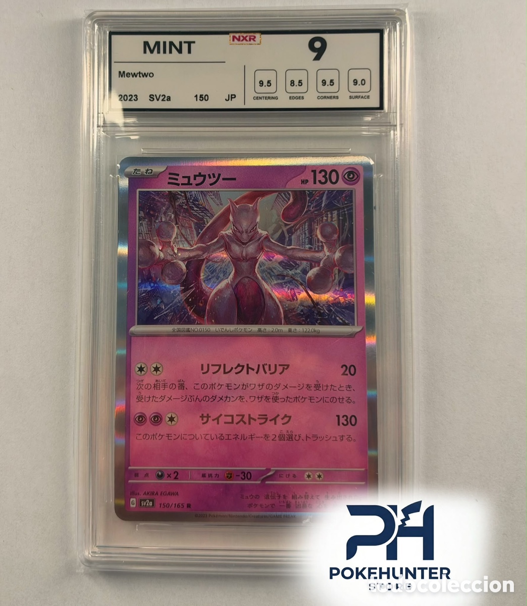 Trading cards: Carta Gradeada Pokem&oacute;n Mewtwo