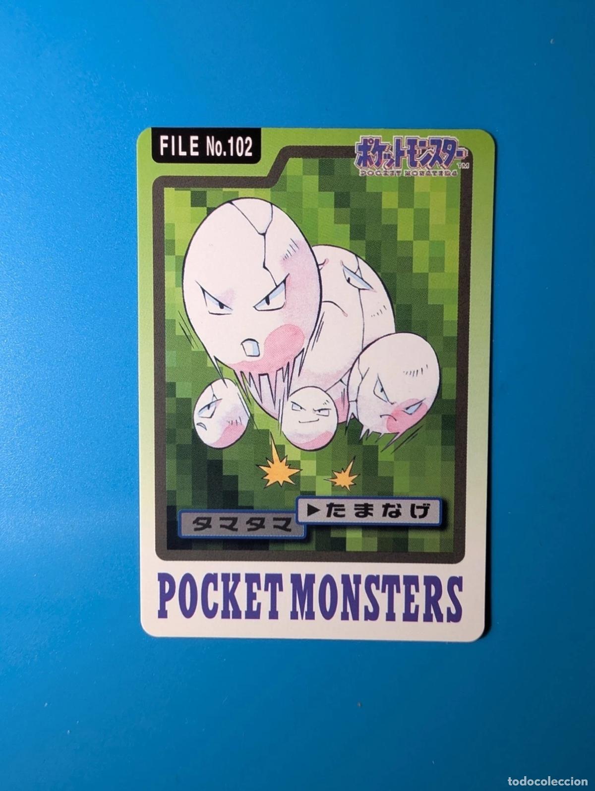 Trading cards: Exeggcute Carddass FILE 1997 Jap&oacute;n No.102