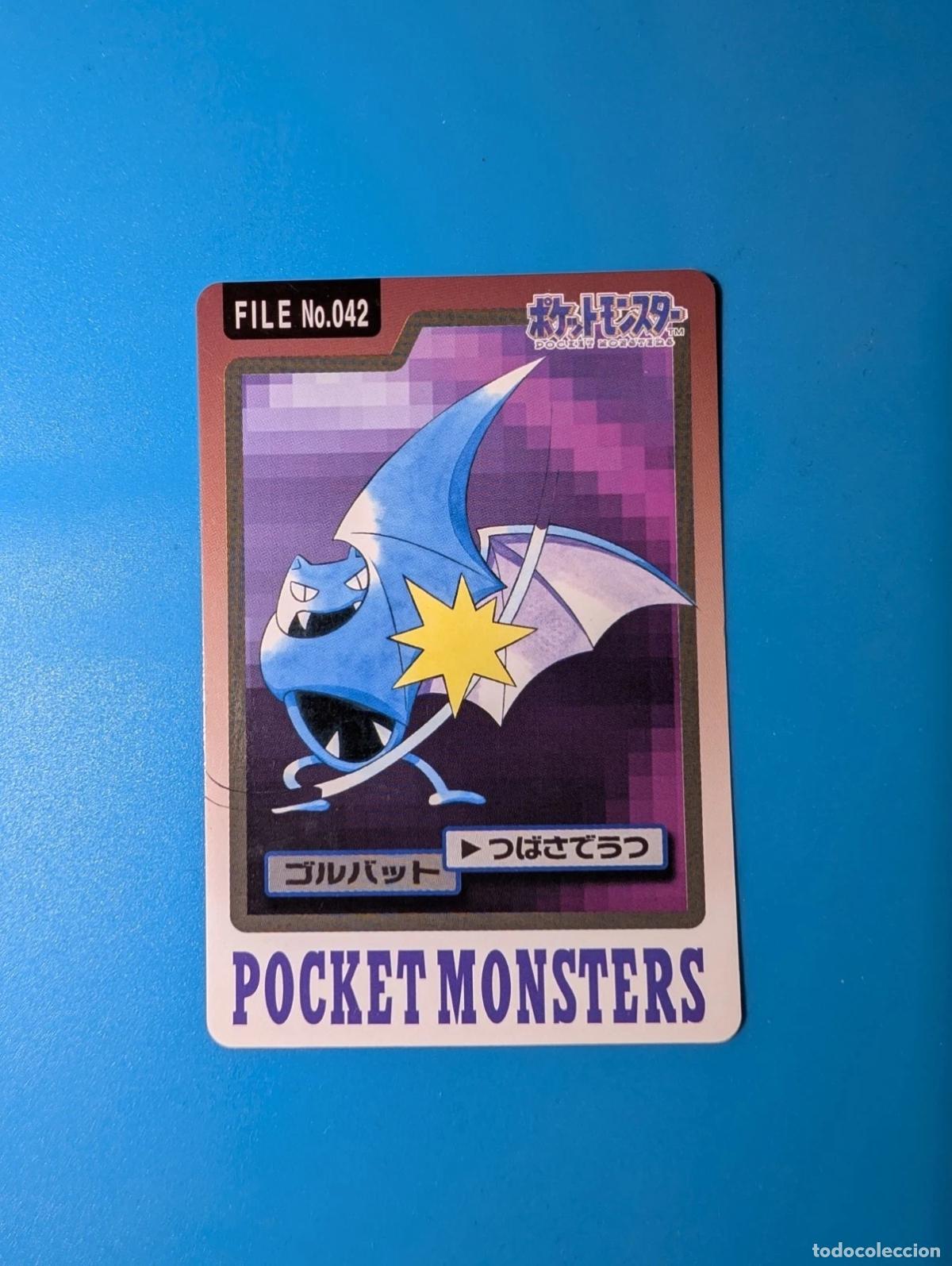 Trading cards: Golbat Carddass FILE 1997 Jap&oacute;n No.042