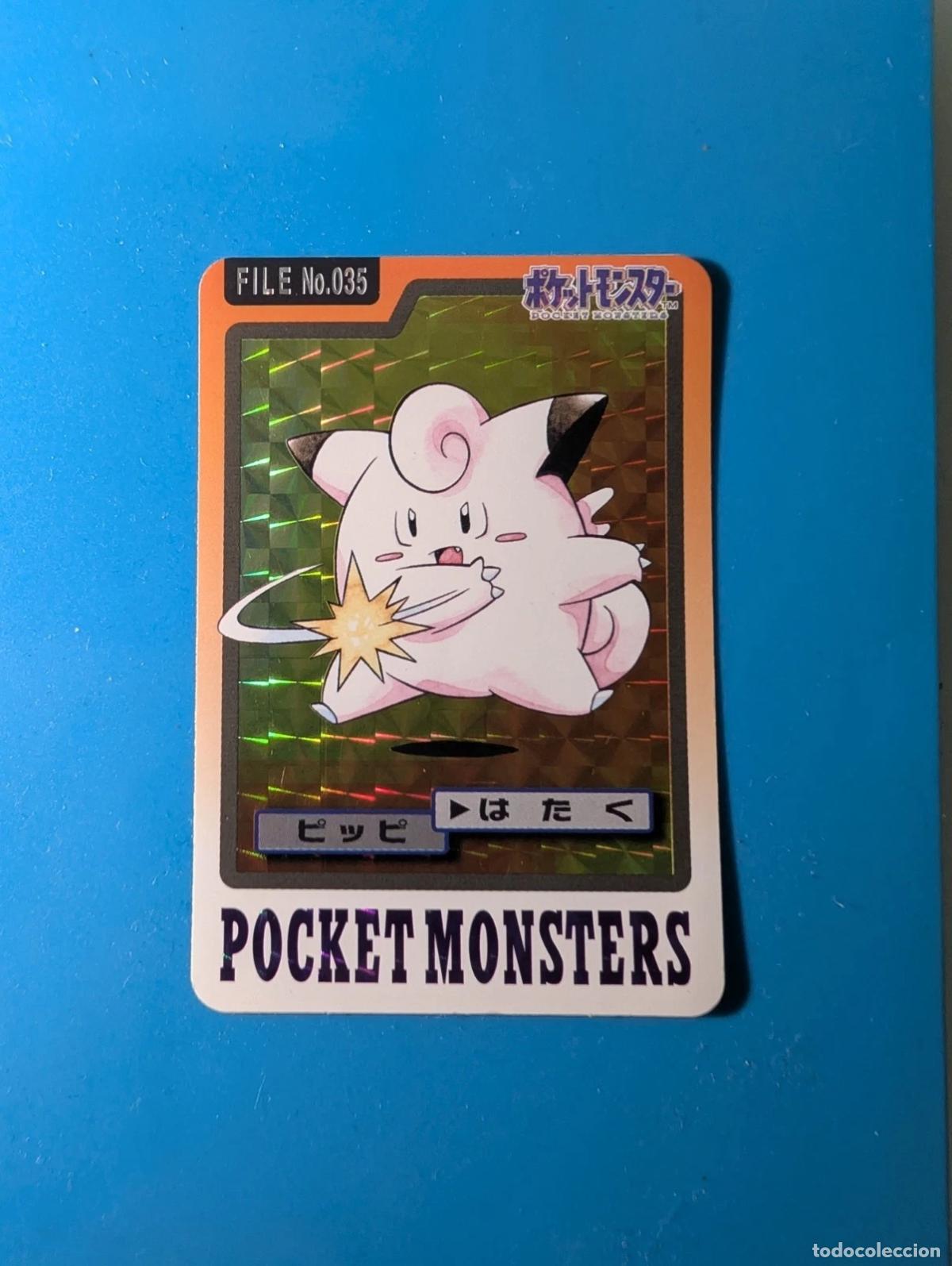 Trading cards: Clefairy Carddass FILE 1997 Jap&oacute;n No.035 prisma