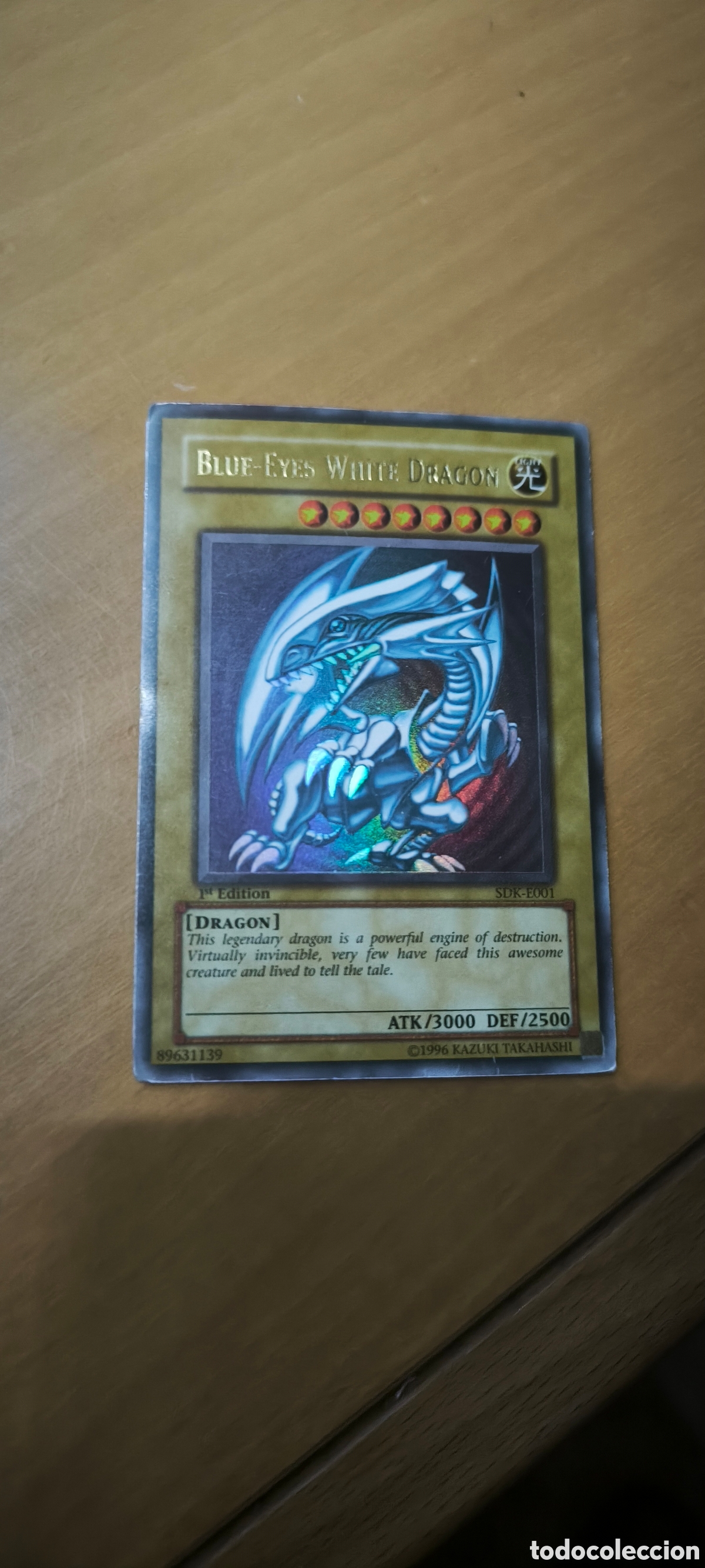 Trading cards: LOTE Yu-Gi-Oh Blue-Eyes White Dragon SDK-001 + REGALO Mago Oscuro
