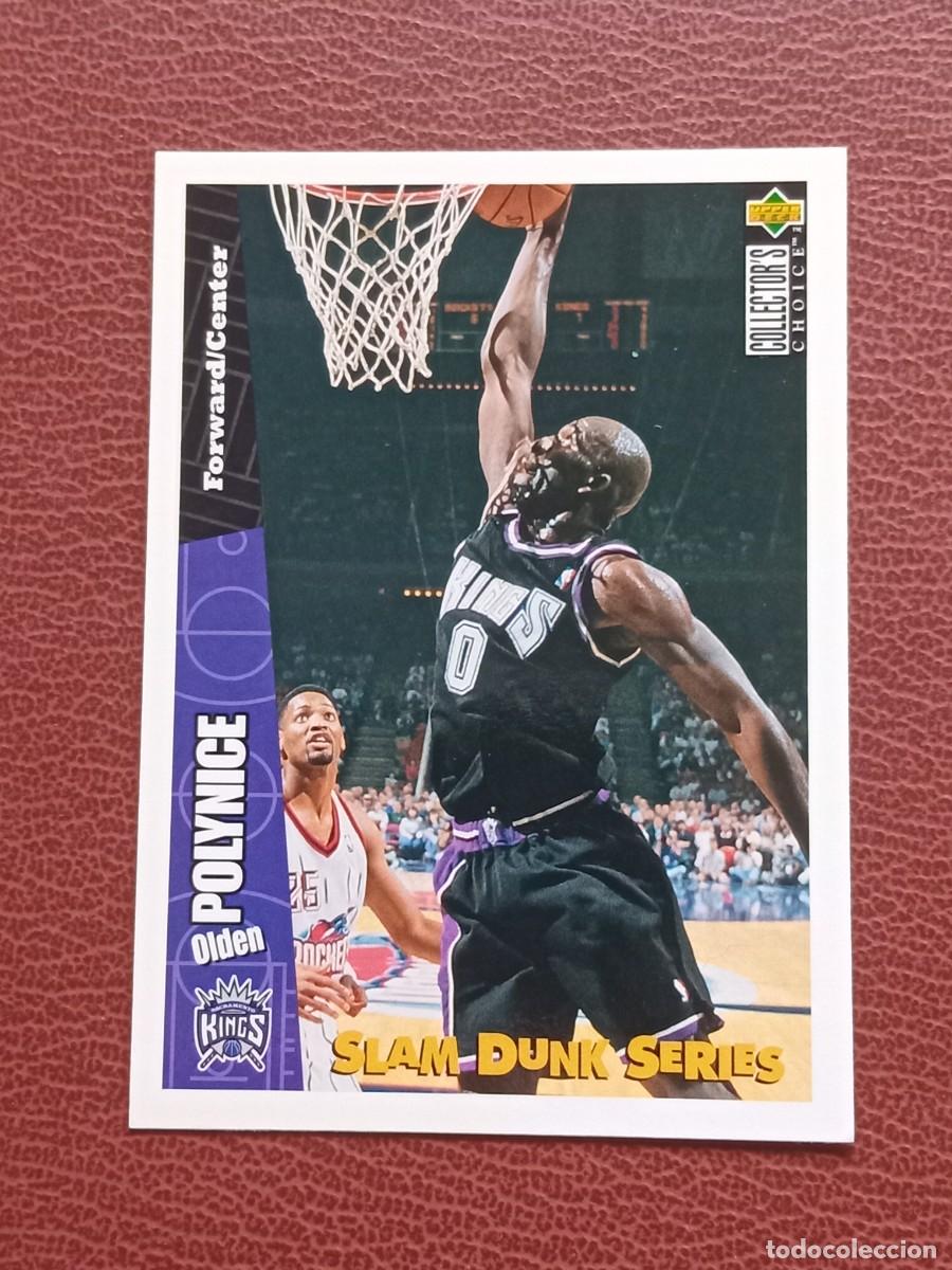 Trading cards: Card 30 Olden Polynice Upper Deck 1996-97 Slam Dunk Series
