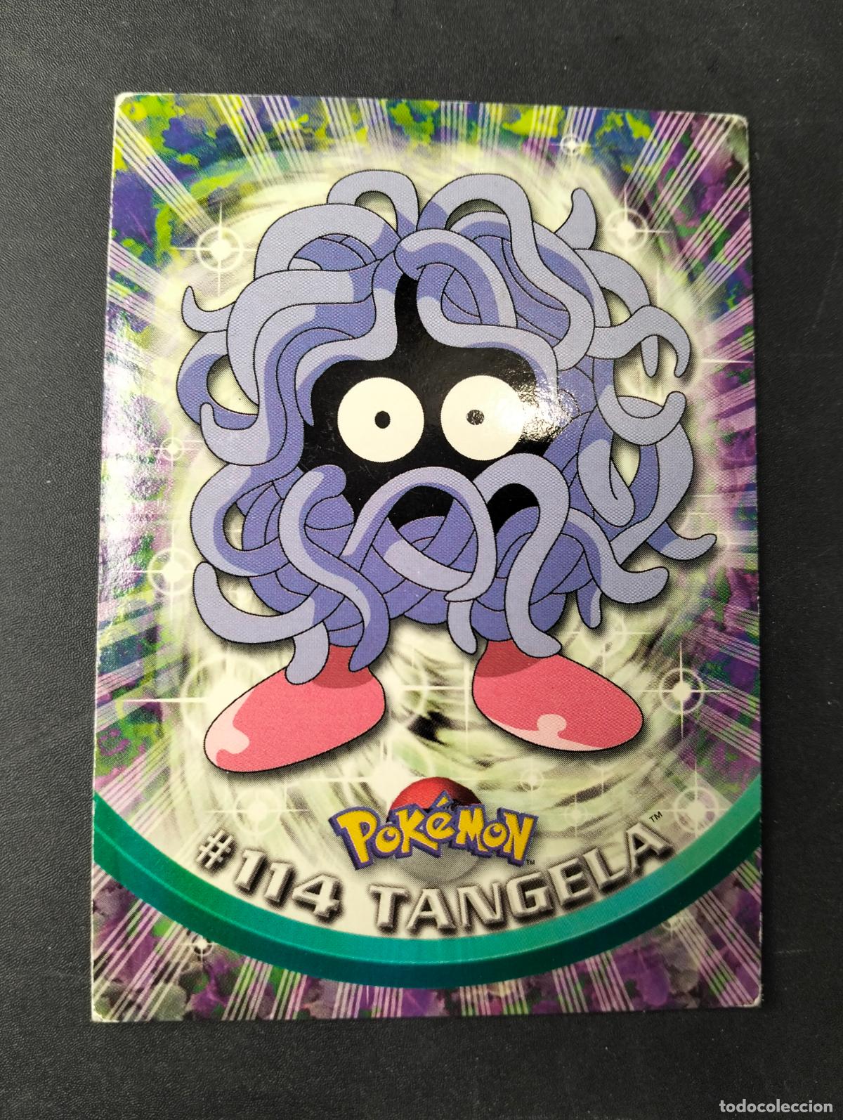 Cartas Colecion&aacute;veis: Tangela 114 ingl&eacute;s english 2000 #114 carta Pok&eacute;mon topps