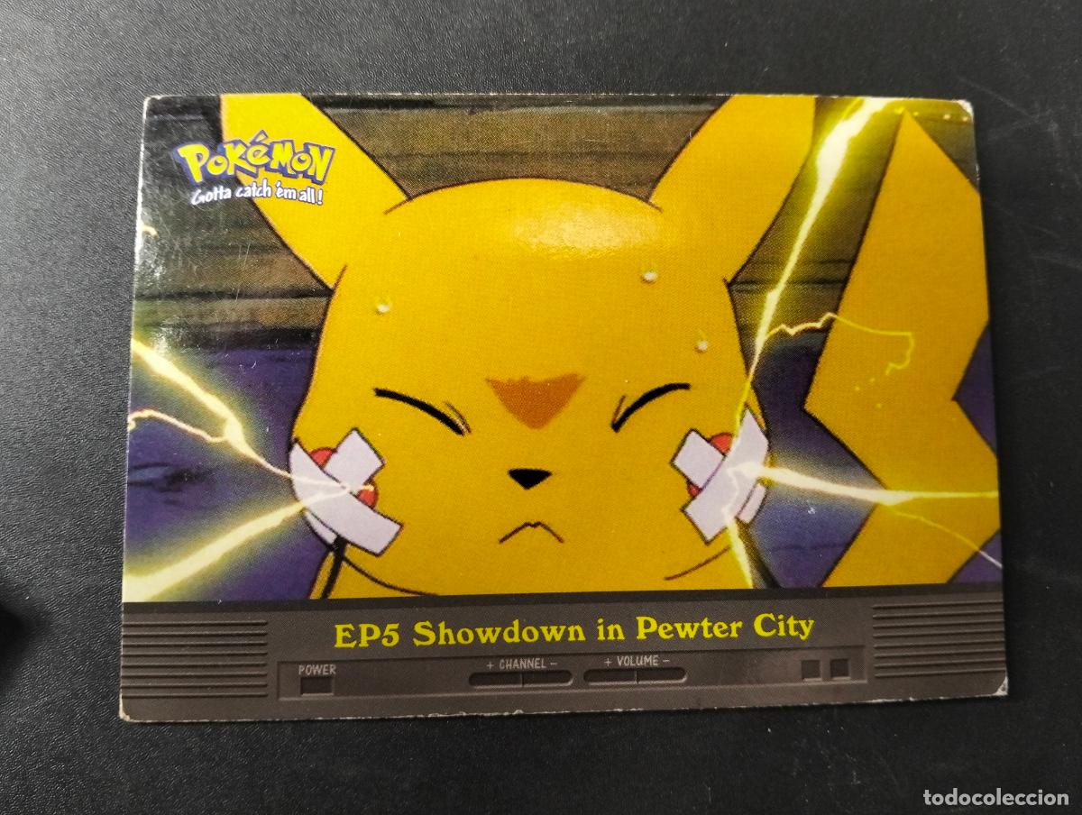 Sammelkarten: EP5 Showdown in Pewter city Pikachu ingl&eacute;s english 2000 carta Pok&eacute;mon topps