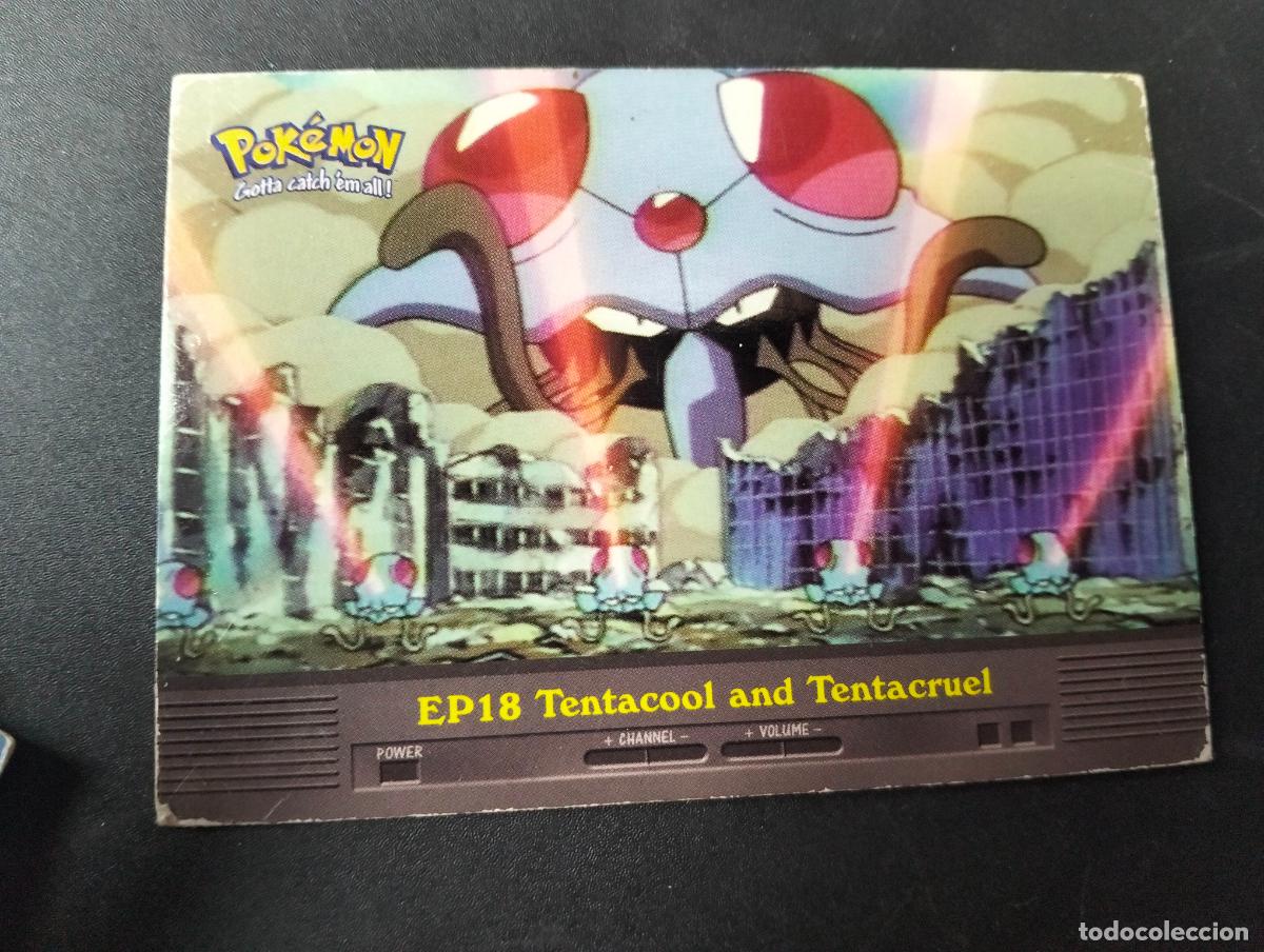 Cartas Colecion&aacute;veis: EP18 Tentacool and Tentacruel ingl&eacute;s english 2000 carta Pok&eacute;mon topps