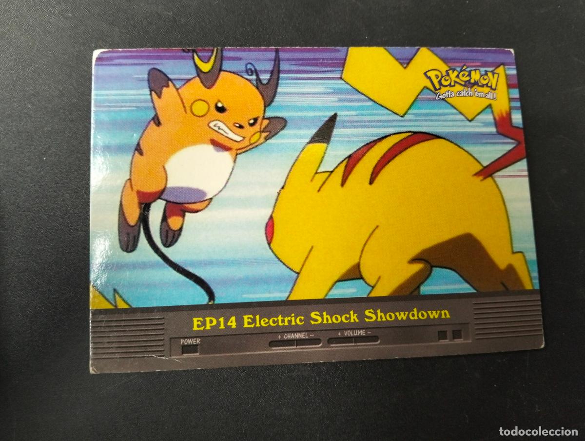 Sammelkarten: EP14 Electric shock showdown Pikachu Raichu ingl&eacute;s english 2000 carta Pok&eacute;mon topps