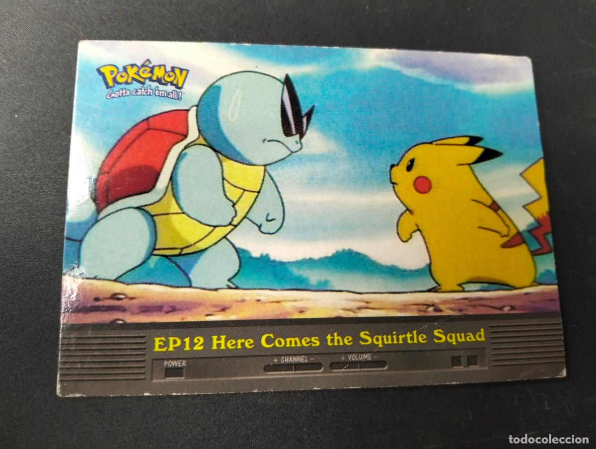Sammelkarten: EP12 Here comes the Squirtle squad Pikachu ingl&eacute;s english 2000 carta Pok&eacute;mon topps