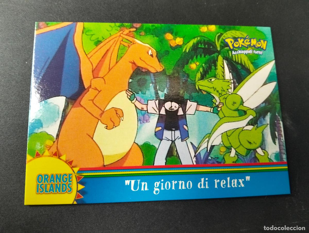 Sammelkarten: Un giorno di relax Scyther Charizard orange islands 2000 carta Pok&eacute;mon topps