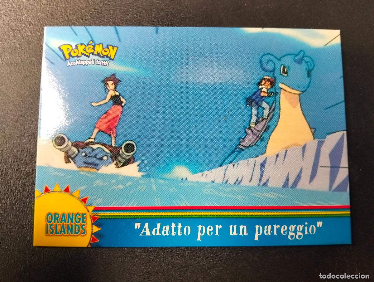 Trading Cards: Adatto per un pareggio Blastoise Lapras Ash orange islands 2000 carta Pok&eacute;mon topps