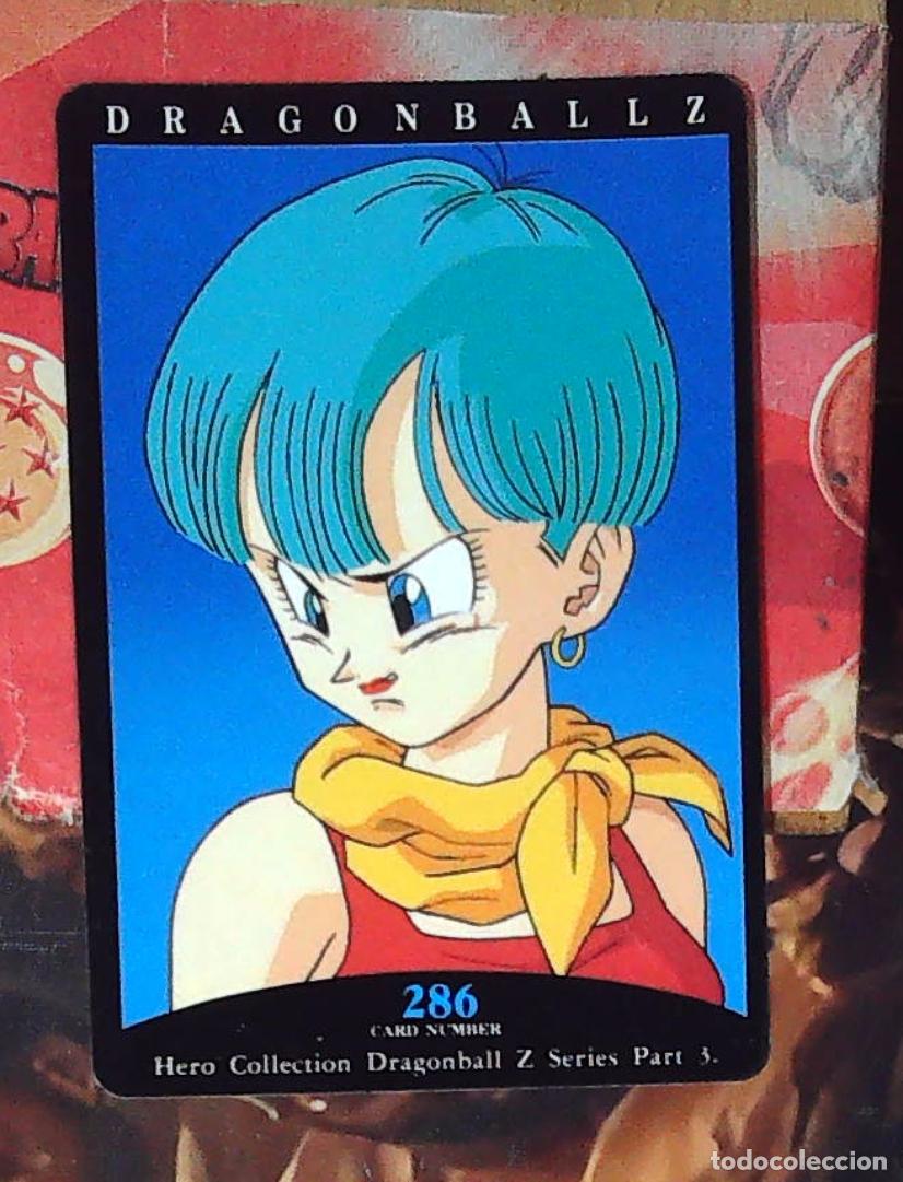 Trading cards: dragon ball amada hero collection trading card 286 bulma