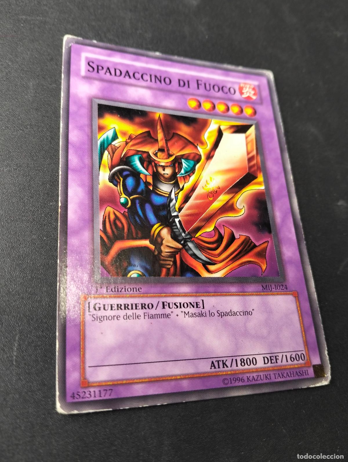 Trading Cards: Spadaccino di fuoco 1a edizione italiano italian 1996 trading card game carta Yu-Gi-Oh! yugioh