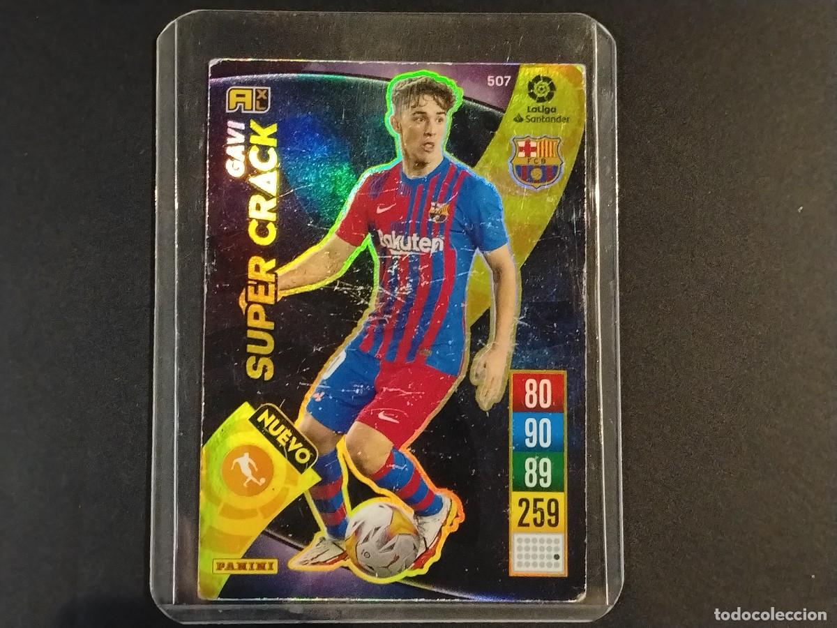 Figurine Collezionabili: GAVI N&ordm;507/ROOKIE/SUPER CRACK(BARCELONA)ADRENALYN 2021-22 PANINI FICHA CARD