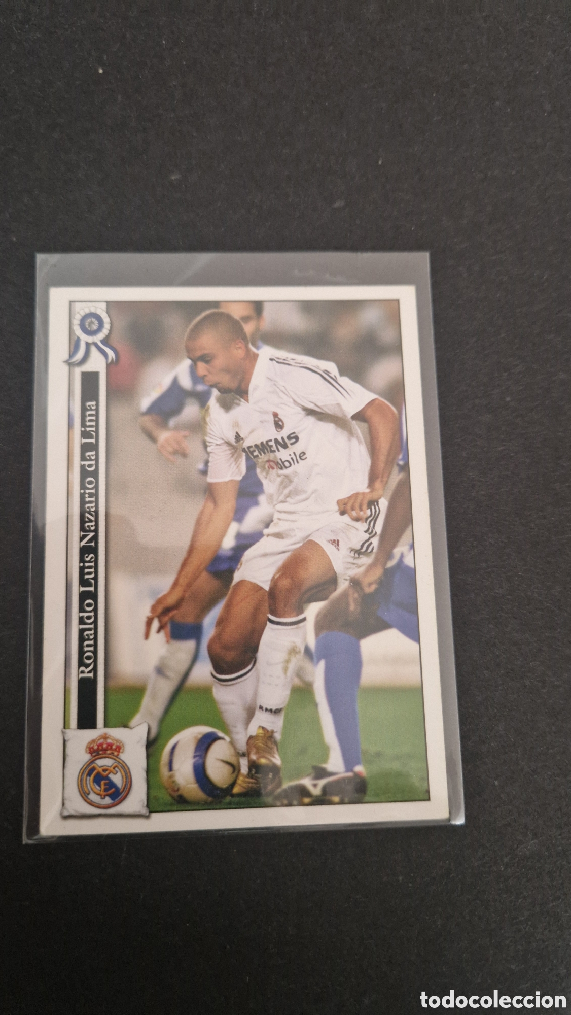 Trading cards: Cromo Mundicromo &ldquo;Las Fichas de la Liga&rdquo; 2005/2006 n&ordm; 50 &ndash; Ronaldo (Naz&aacute;rio) Real Madrid (versi&oacute;n ba