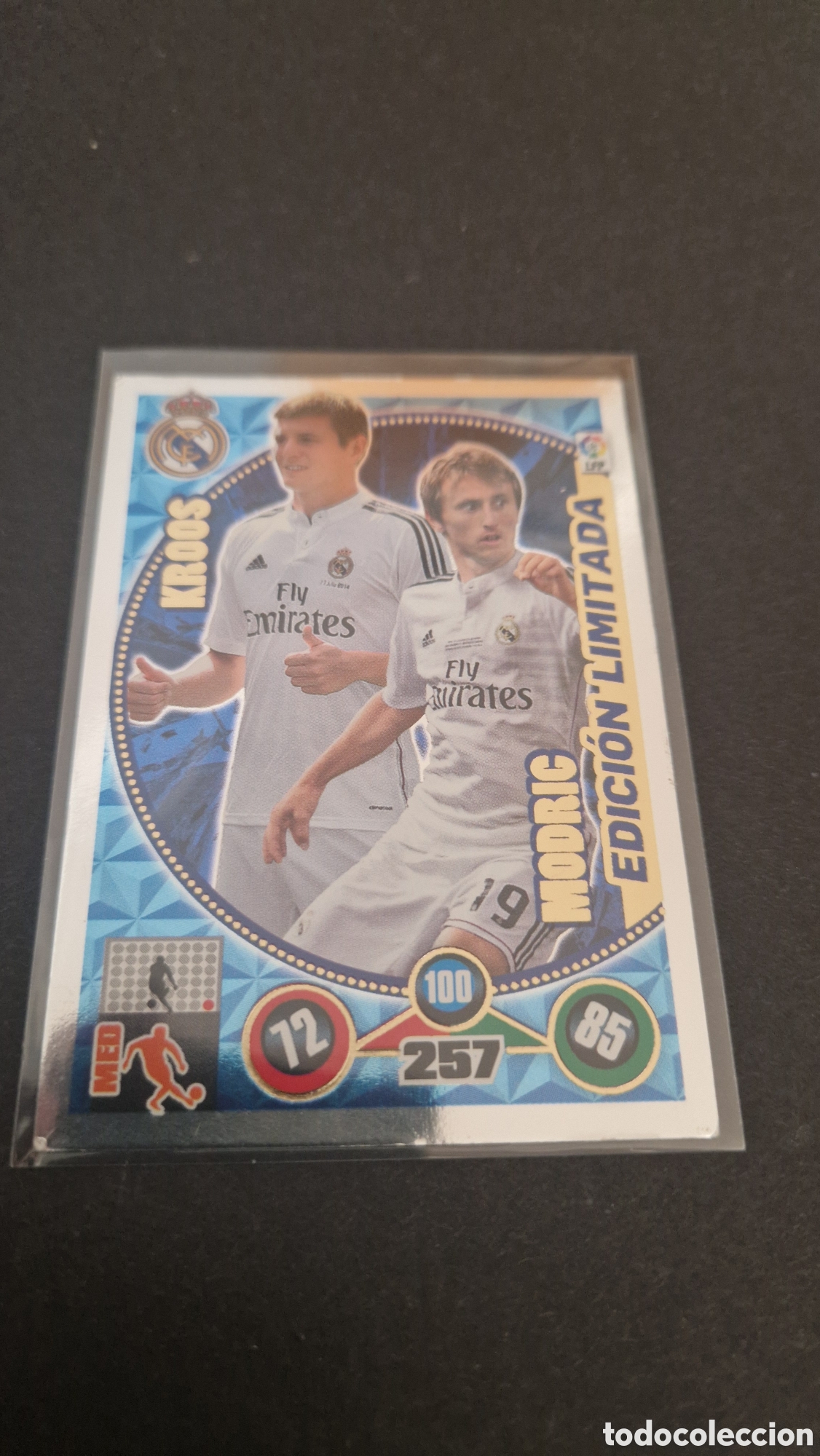 Trading cards: Cromo Panini Adrenalyn XL 2014-15 &ndash; Edici&oacute;n Limitada Kroos / Modrić (Real Madrid