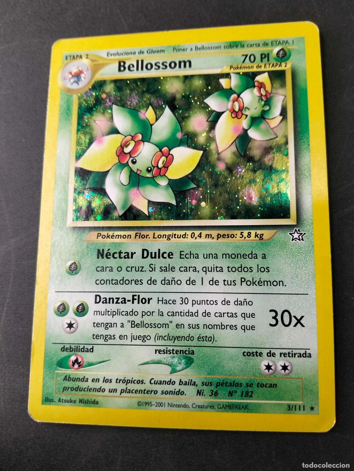 Trading Cards: Bellossom 3/111 1995-2001 espa&ntilde;ol spanish Neo Genesis carta Pok&eacute;mon