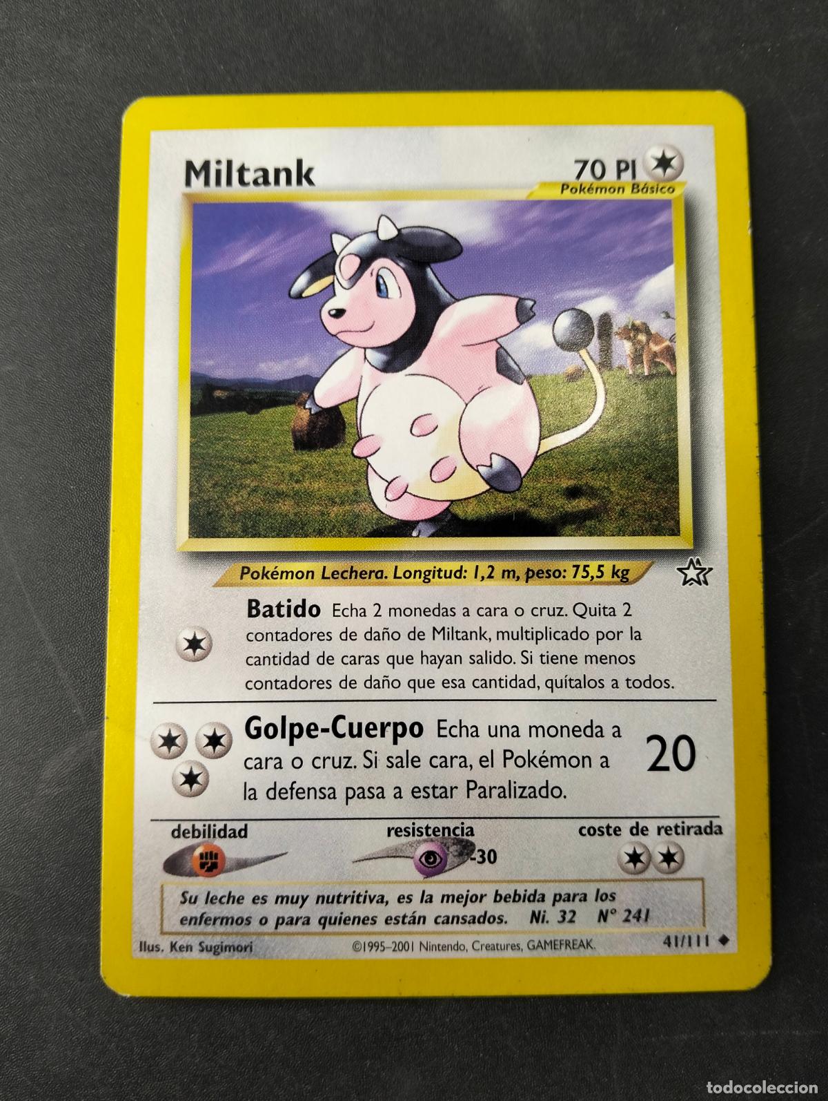 Sammelkarten: Miltank 41/111 1995-2001 espa&ntilde;ol spanish Neo Genesis carta Pok&eacute;mon