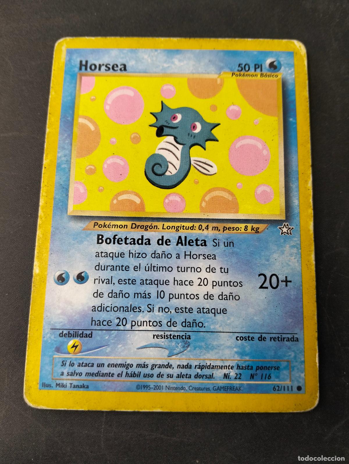Figurine Collezionabili: Horsea 62/111 1995-2001 espa&ntilde;ol spanish Neo Genesis carta Pok&eacute;mon