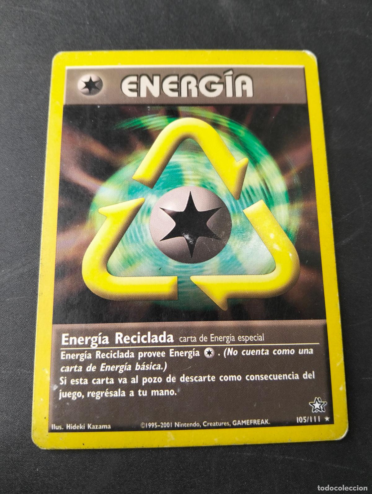 Figurine Collezionabili: Energ&iacute;a reciclada reciclaje 105/111 1995-2001 espa&ntilde;ol spanish Neo Genesis carta Pok&eacute;mon