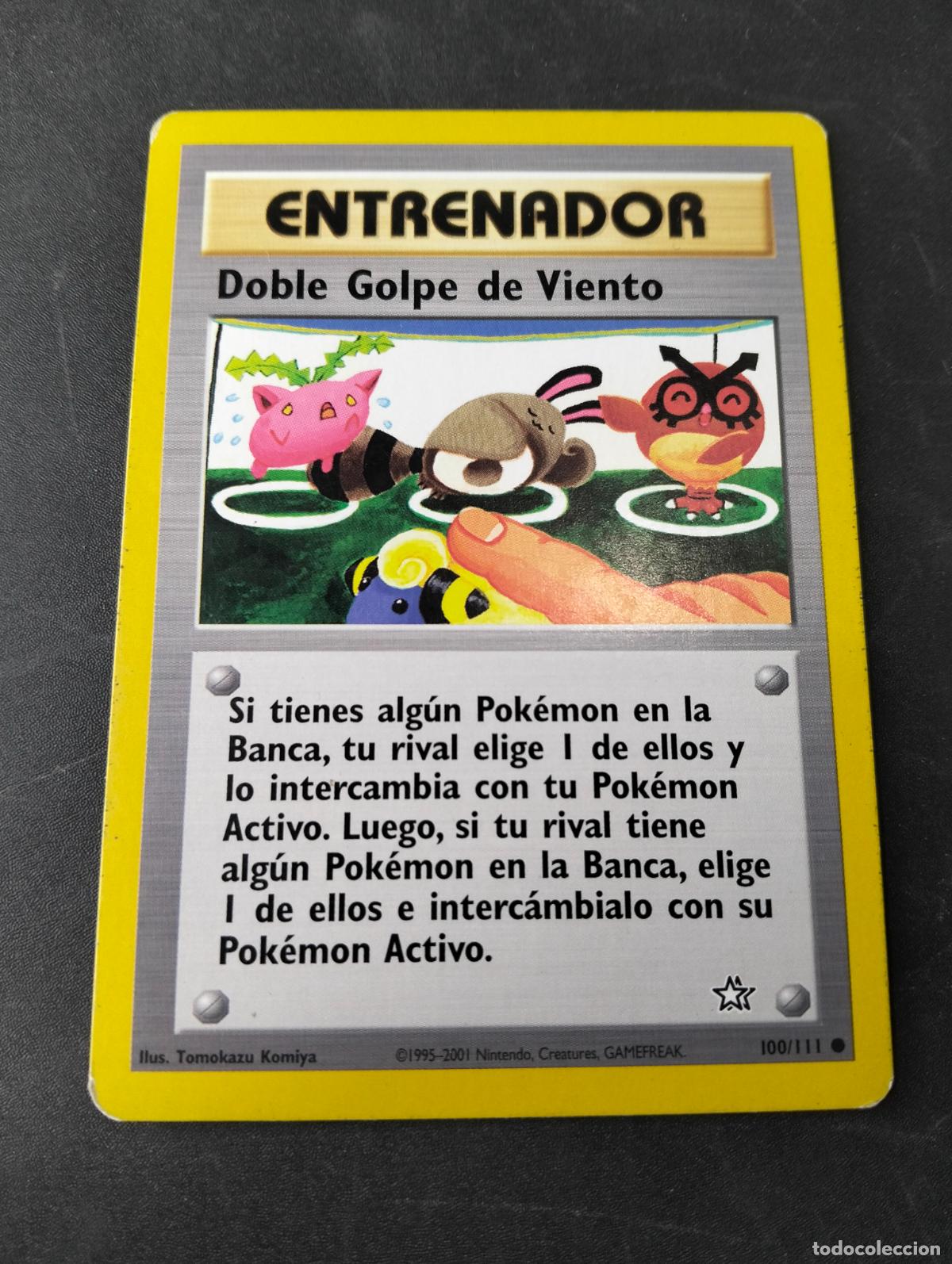 Trading cards: Doble golpe de viento 100/111 1995-2001 espa&ntilde;ol spanish Neo Genesis carta Pok&eacute;mon