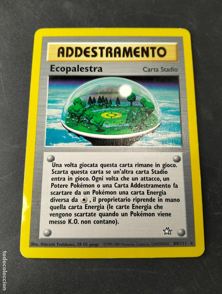 Cartas Colecion&aacute;veis: Ecopalestra carta stadio 84/111 1995-2001 italiano italian Neo Genesis carta Pok&eacute;mon