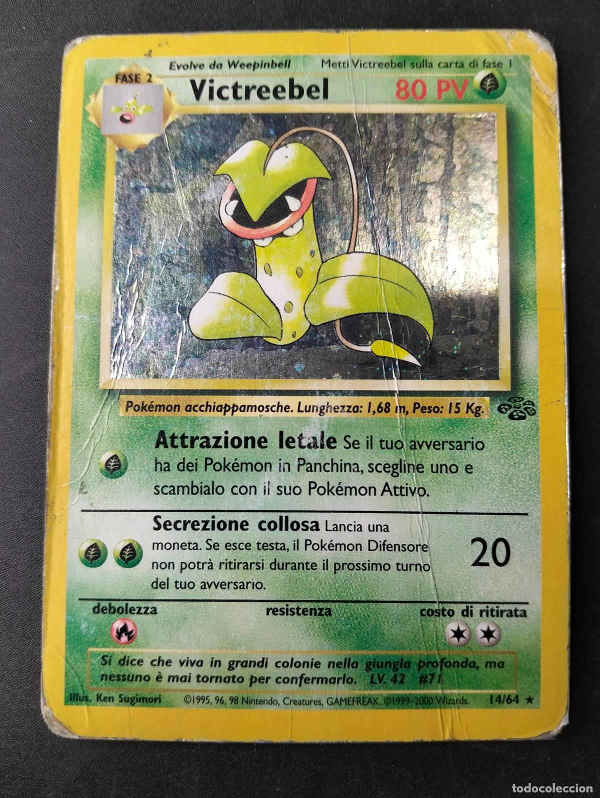 Sammelkarten: Victreebel 14/64 1999-2000 italiano italian jungla jungle carta Pok&eacute;mon