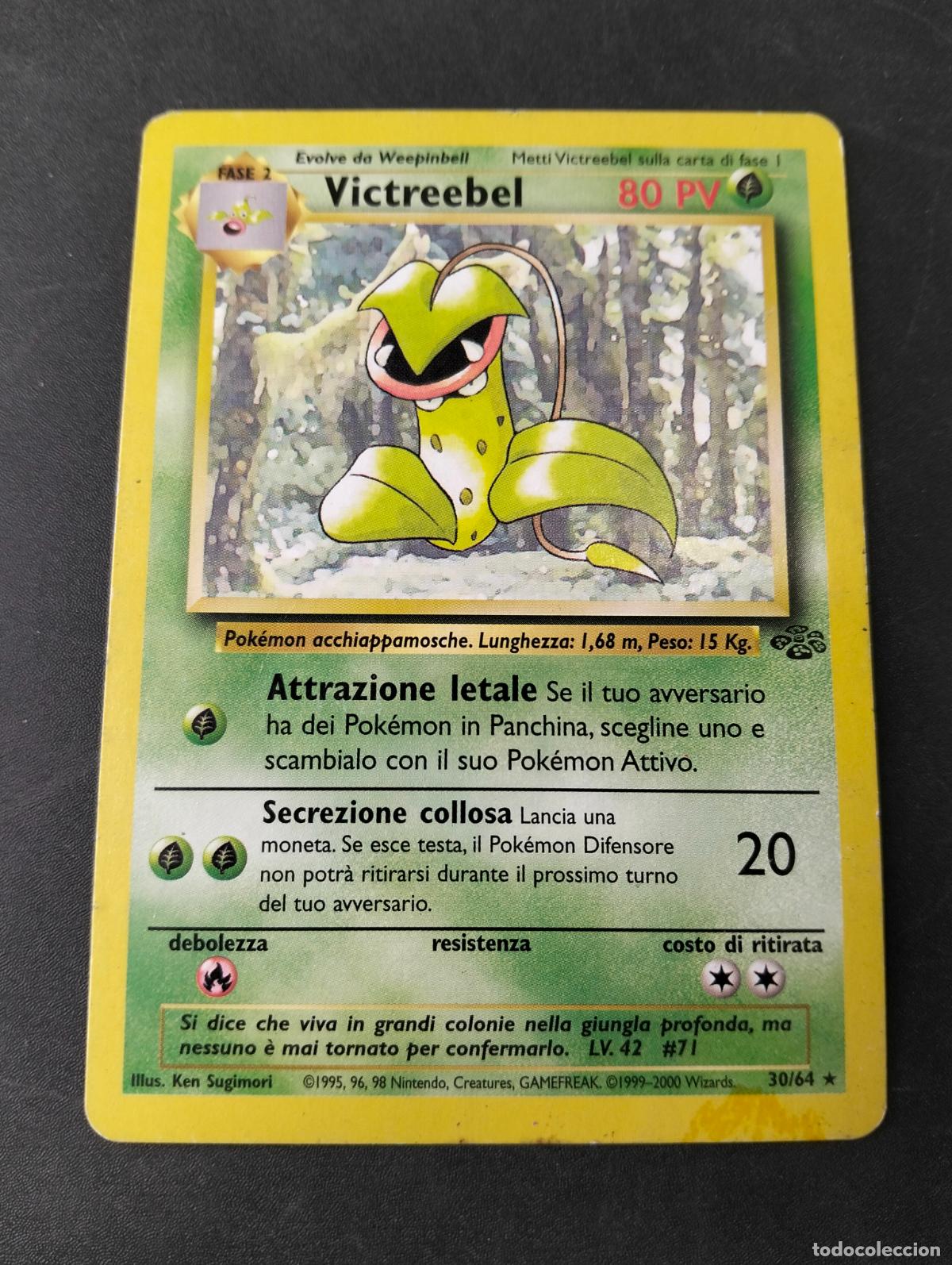 Trading cards: Victreebel 14/64 1999-2000 italiano italian jungla jungle carta Pok&eacute;mon