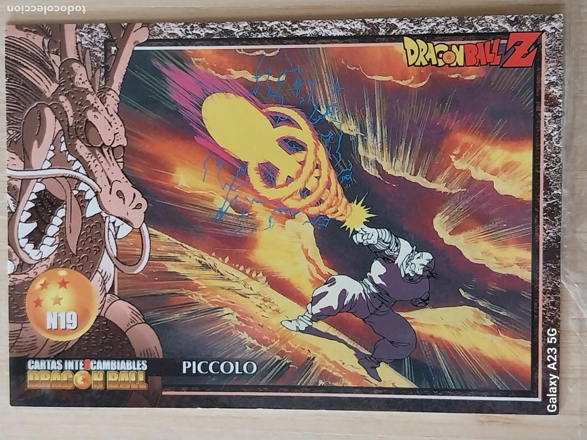 Figurine Collezionabili: trading card Dragon Ball cartas intercambiables N 19 PICCOLO