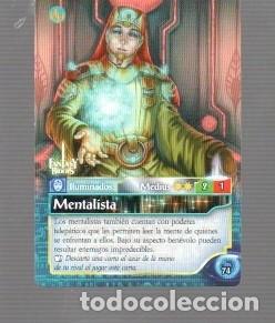 Trading cards: CROMO DE FANTAS Y RIDERS LLUMINADOS MEDIUS MENTALISTA N&ordm; 74 DE BRONCE DEL A&Ntilde;O 2023 PANINI