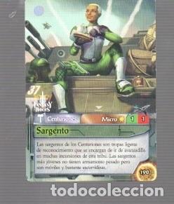 Trading cards: CROMO DE FANTAS Y RIDERS CENTURIONES MEDIUS SARGENTO N&ordm; 190 DEL A&Ntilde;O 2023 PANINI