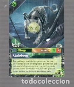 Trading cards: CROMO DE FANTAS Y RIDERS CIBORGS MEDIUS GATOBORG N&ordm; 238 DEL A&Ntilde;O 2023 PANINI