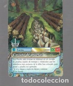 Trading cards: CROMO DE FANTAS Y RIDERS FUROKS LUGAR CIRCUITO DE PRUEBAS N&ordm; 143 DEL A&Ntilde;O 2023 PANINI