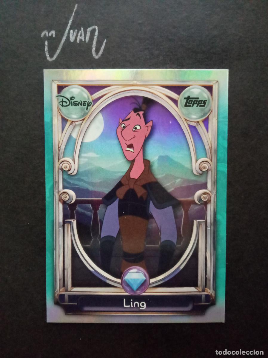 Trading Cards: N&ordm; 138 HOLO LING MULAN ⚽ TOPPS &reg; DISNEY WONDER TRADING CARDS GAME 2025 25 NUEVO