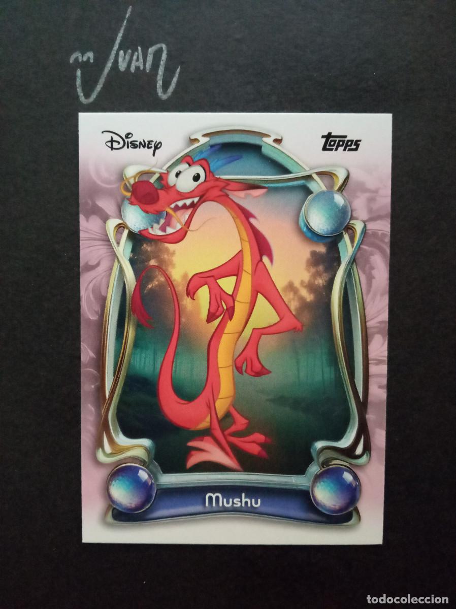 Cartas Colecion&aacute;veis: N&ordm; 63 MUSHU MULAN ⚽ TOPPS &reg; DISNEY WONDER TRADING CARDS GAME 2025 25 NUEVO
