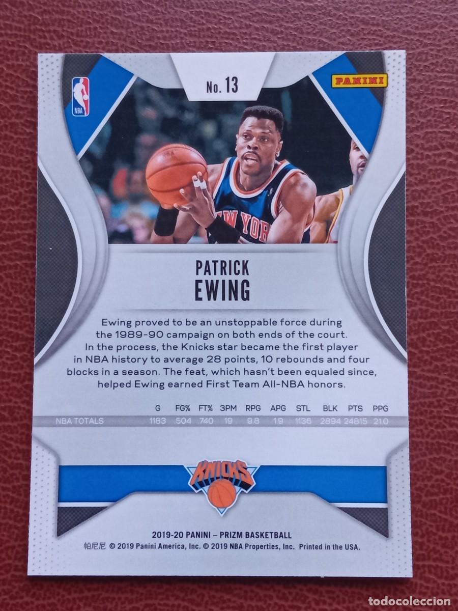 Trading cards: Card 13 Patrick Ewing Prizm 2019-2020 - Foto 2