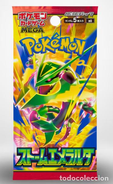 Trading cards: 1 Paquete de Expansi&oacute;n Pok&eacute;mon M6 Storm Emerald - Mega Rayquaza - Paquete de Expansi&oacute;n Japon&eacute;s