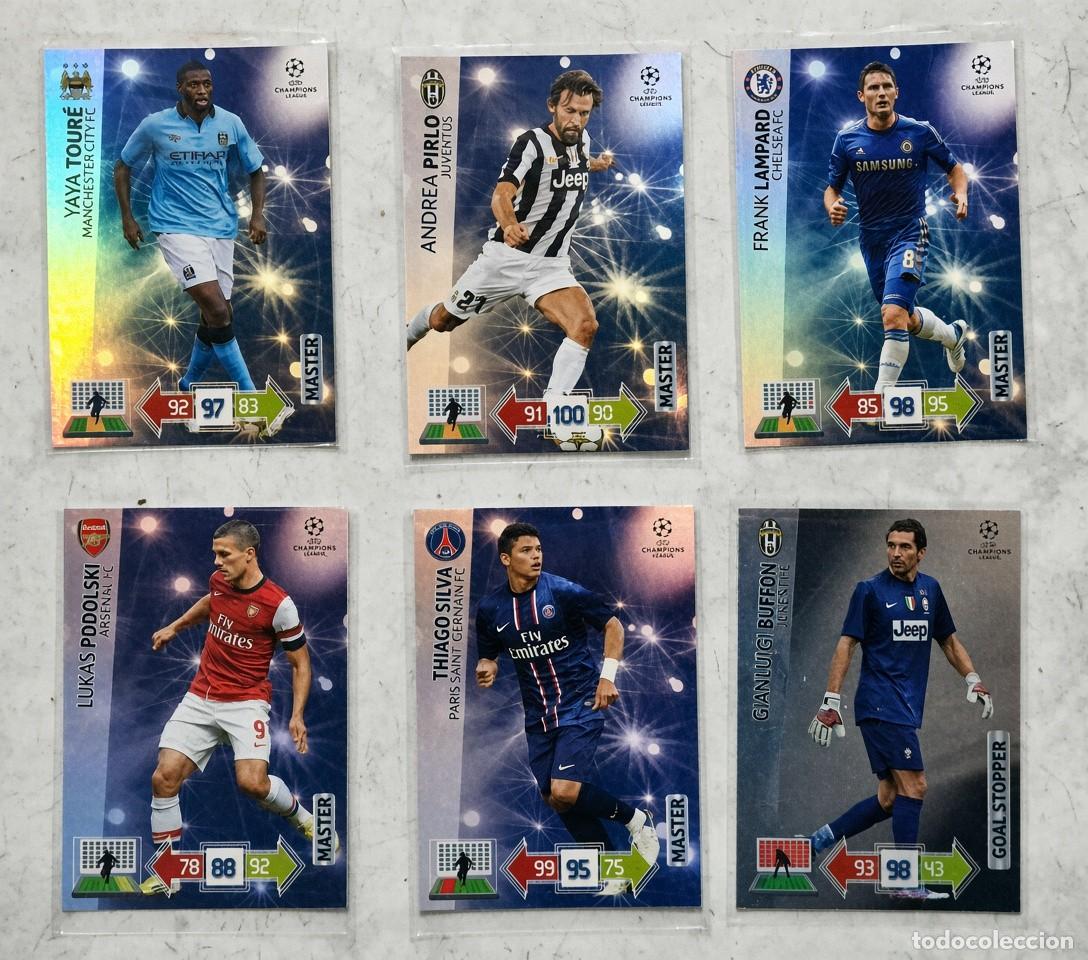 Trading cards: Adrenalyn XL CHAMPIONS LEAGUE 2012/13 12-13 MASTER TOP MASTER GOAL STOPPER LAMPARD PODOLSKI PIRLO