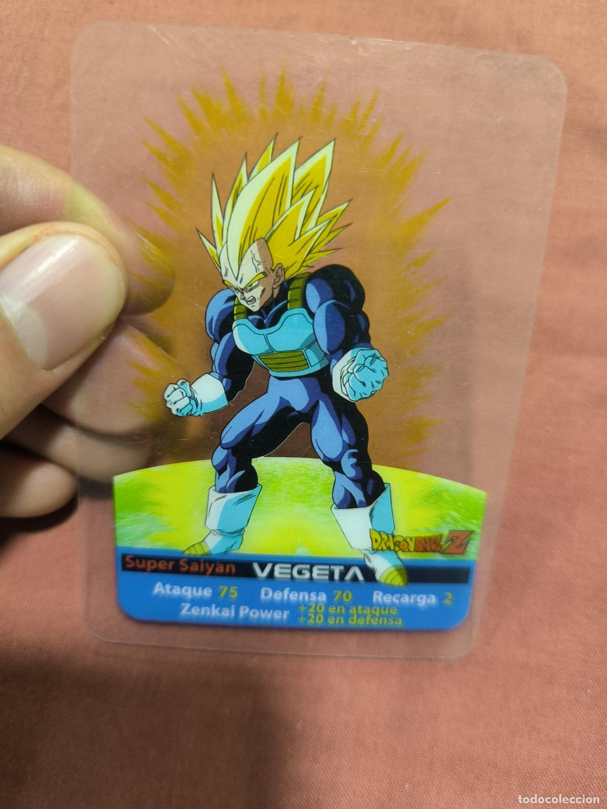 Figurine Collezionabili: Lamincard Dragon Ball Vegeta Super Saiyan Cromo Coleccionismo