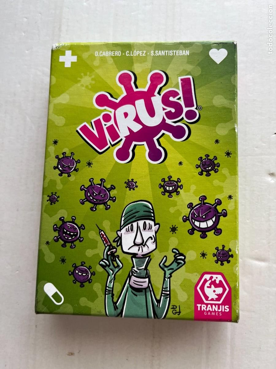 Cartes &agrave; &Eacute;changer: VIRUS JUEGO DE CARTAS KREATEN