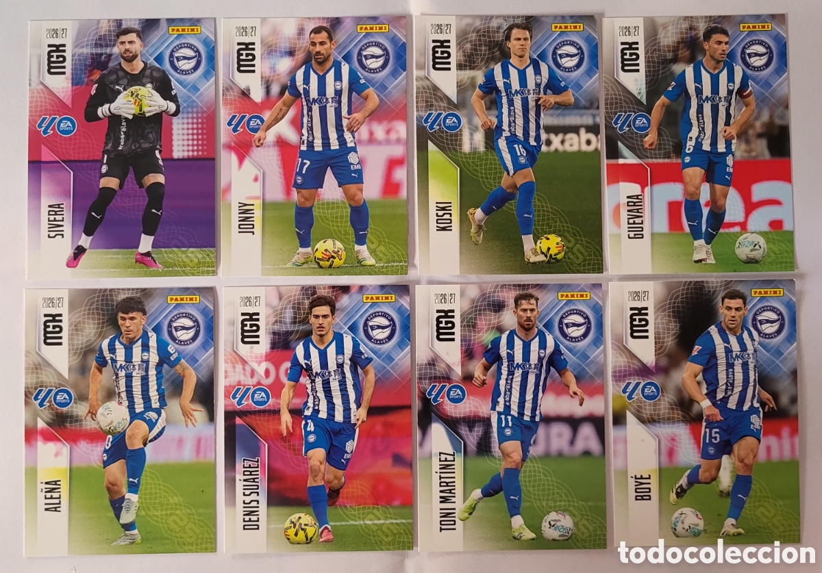 Figurine Collezionabili: [LOTE] 8x Deportivo Alaves / Megacracks 2026