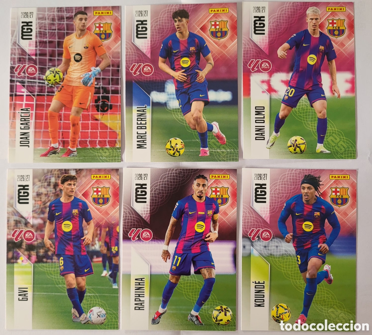 Figurine Collezionabili: [LOTE] 6x FC Barcelona / Megacracks 2026