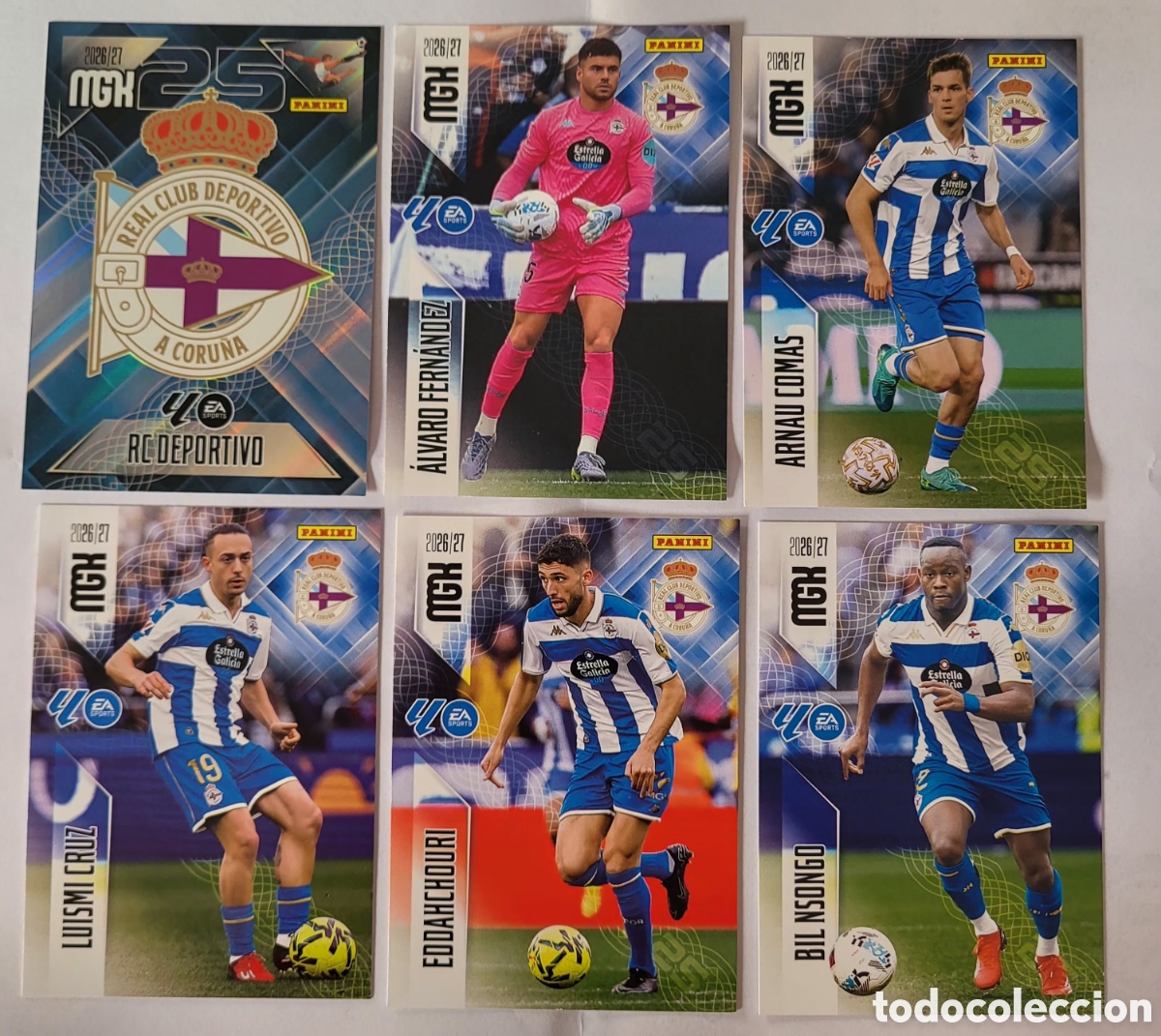 Figurine Collezionabili: [LOTE] 6x RC Deportivo / Megacracks 2026
