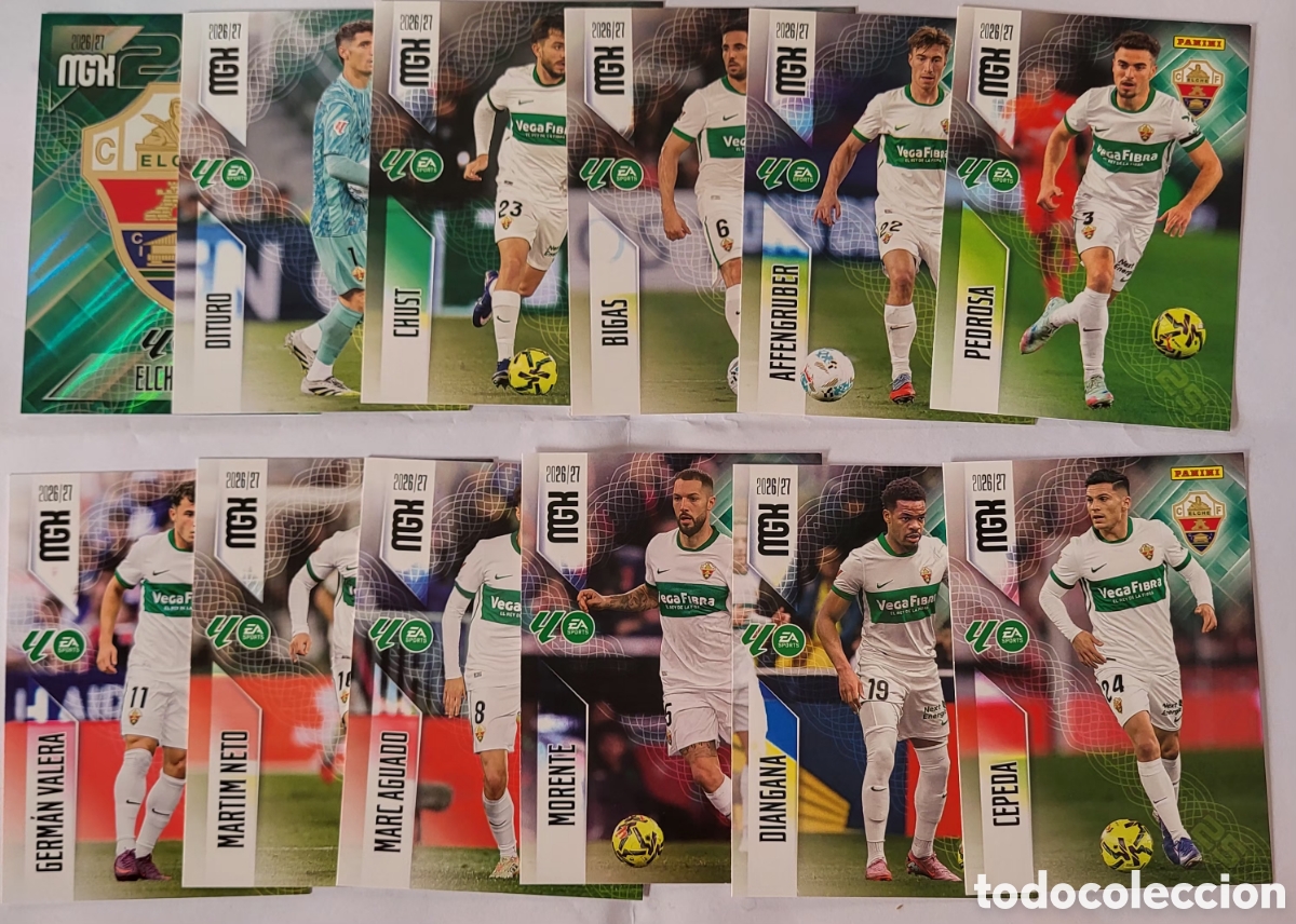 Trading Cards: [LOTE] 12x Elche CF / Megacracks 2026