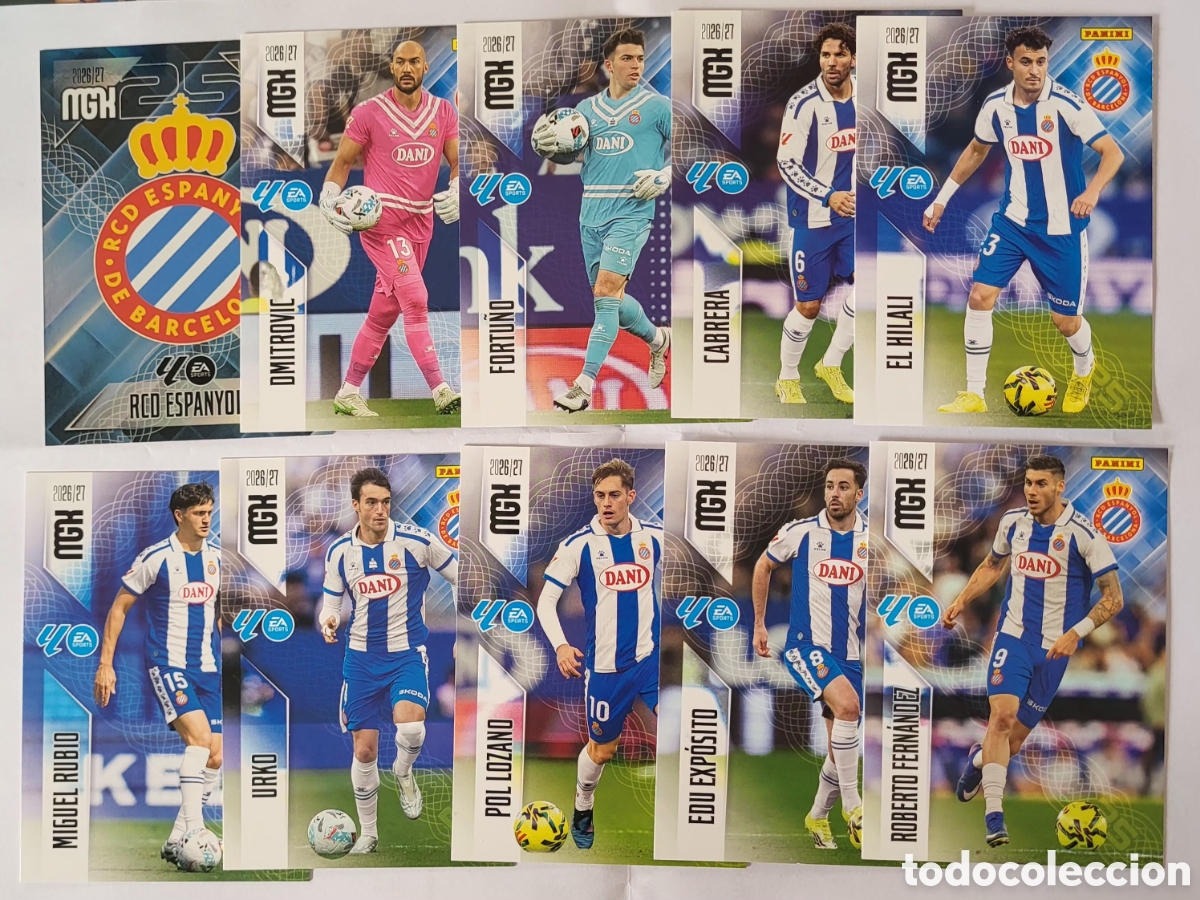 Trading Cards: [LOTE] 10x RCD Espanyol / Megacracks 2026