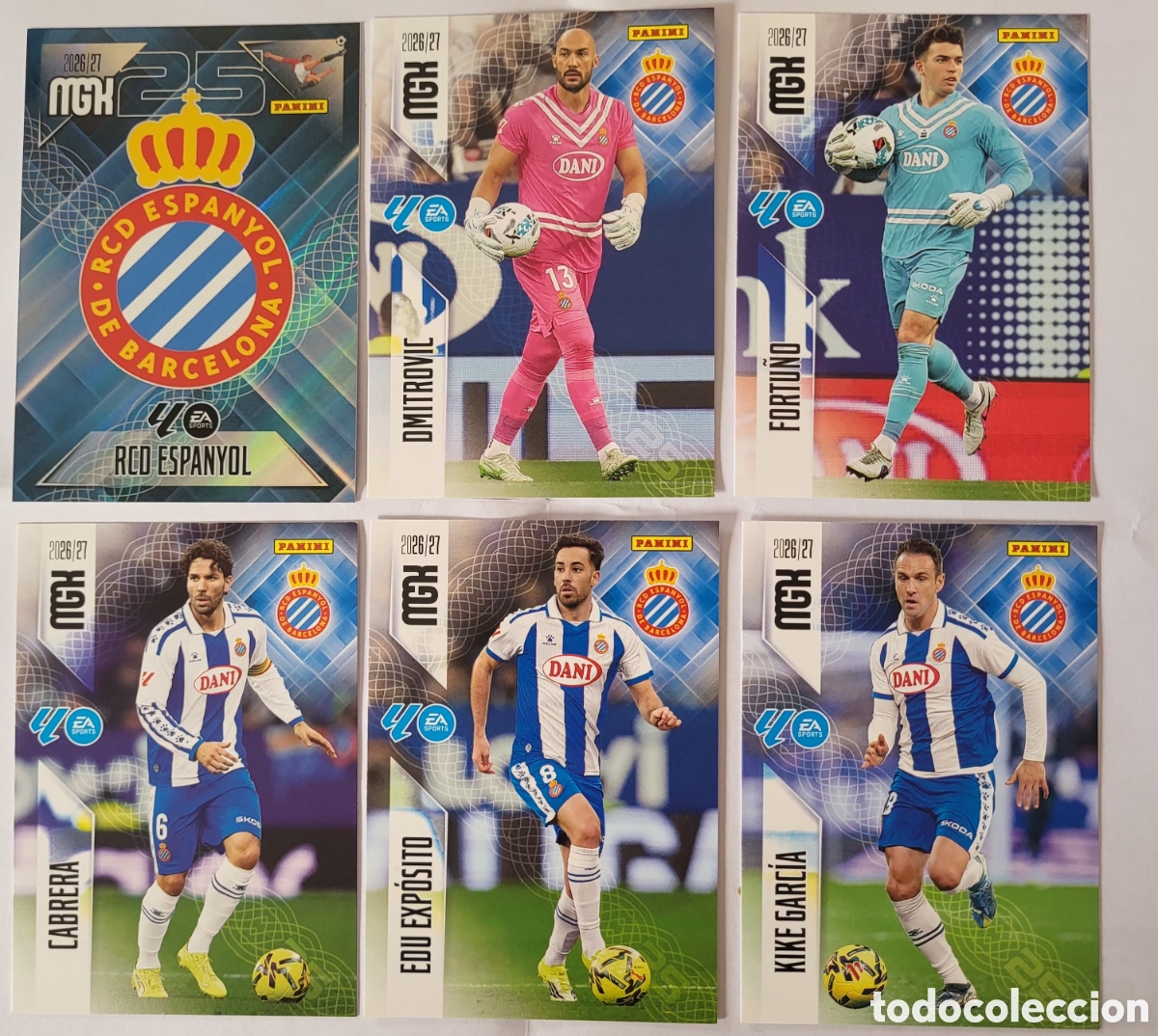 Trading Cards: [LOTE] 6x RCD Espanyol / Megacracks 2026