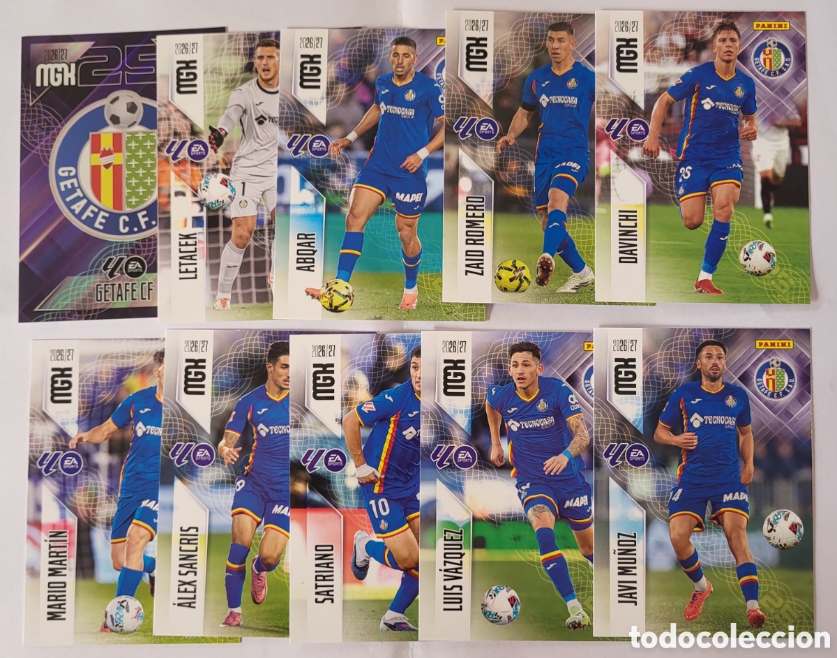 Cartas Colecion&aacute;veis: [LOTE] 10x Getafe CF / Megacracks 2026