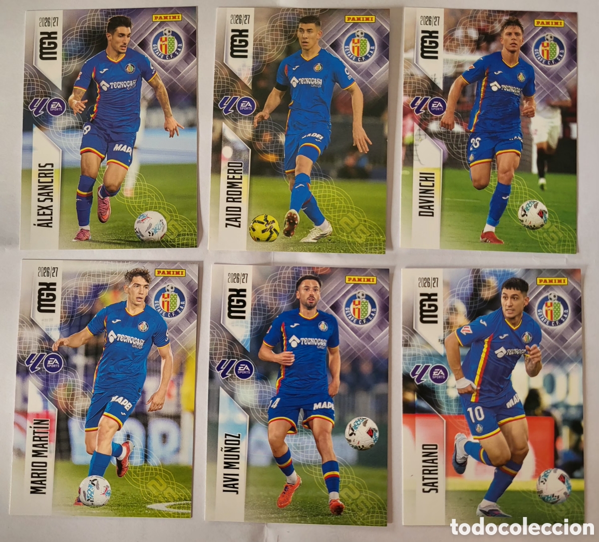 Cartas Colecion&aacute;veis: [LOTE] 6x Getafe CF / Megacracks 2026