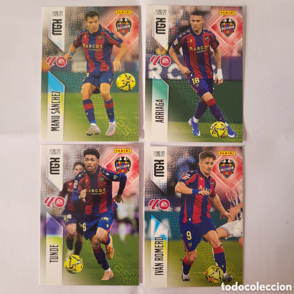 Cartes &agrave; &Eacute;changer: [LOTE] 4x Levante UD / Megacracks 2026