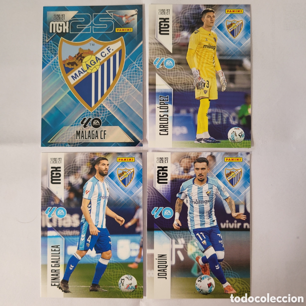 Sammelkarten: [LOTE] 4x Malaga CF / Megacracks 2026